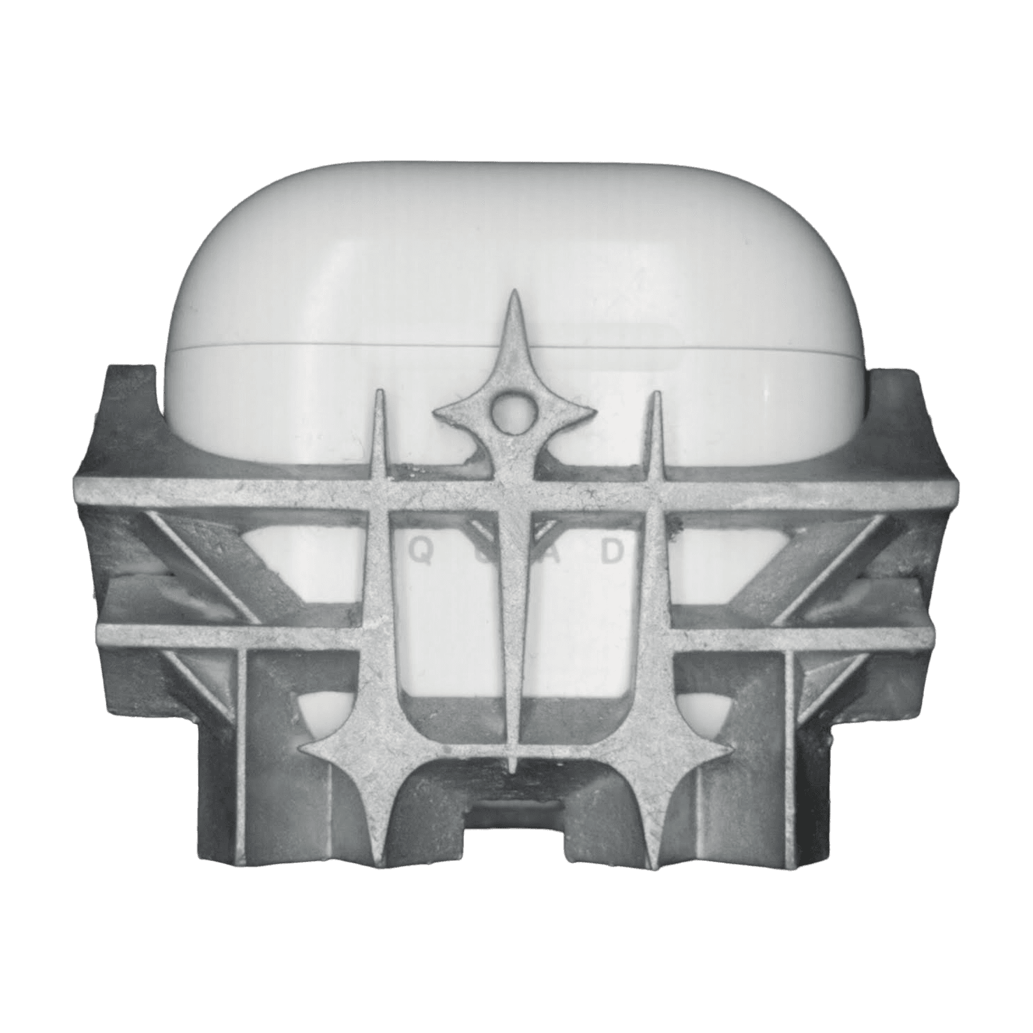 Artefact 01 Cathedral AirPods case in Moon Silver